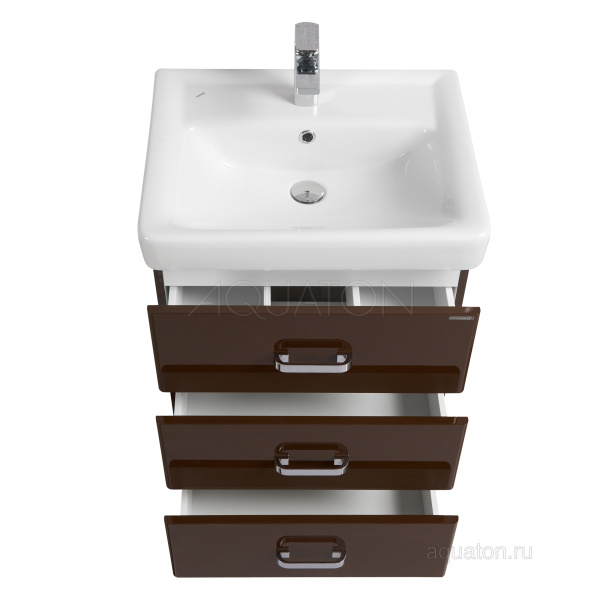 Фото АМЕРИНА 60 М (1A168901AM430) тумба AQUATON под умывальник