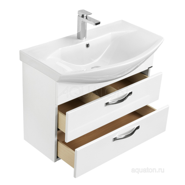 Фото АРИЯ 80 М (1A140801AA010) тумба AQUATON под умывальник