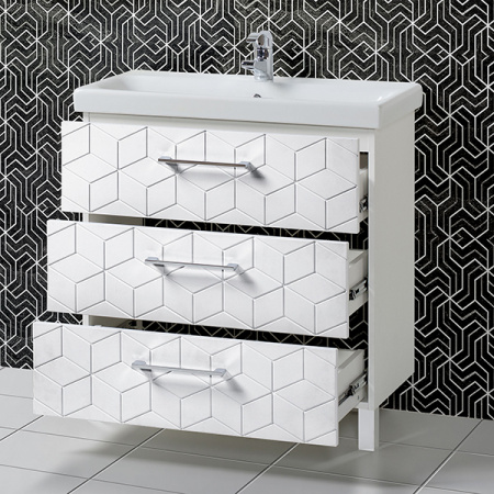 НОВА 80 (НОВА.80.10.00.N) тумба Акваль под умывальник Фото