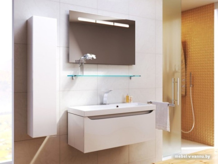 Aqwella Тумба Verona 100 Ver.01.10/A с умывальником Infinity Inf.10.04.D