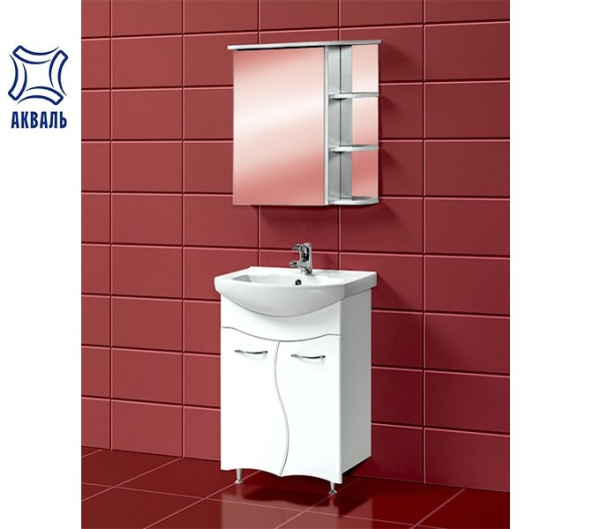 Набор АКВАЛЬ МИЛАНА 60 с зеркалом МИЛАНА 65