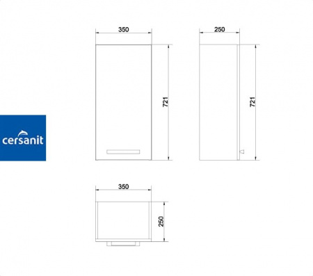 MELAR 35 шкафчик Cersanit (S614-005) Фото