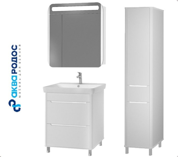 Набор Аква Родос АВАЛОН 70 с зеркалом АВАЛОН 70