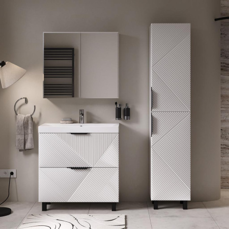 Geometry 80.2Y (9696) тумба VOLNA [tnGEOMETRY80.2Y-01], Белый матовый