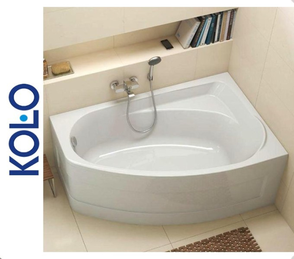 Фото Ванна асимметричная Kolo MYSTERY 140x90
