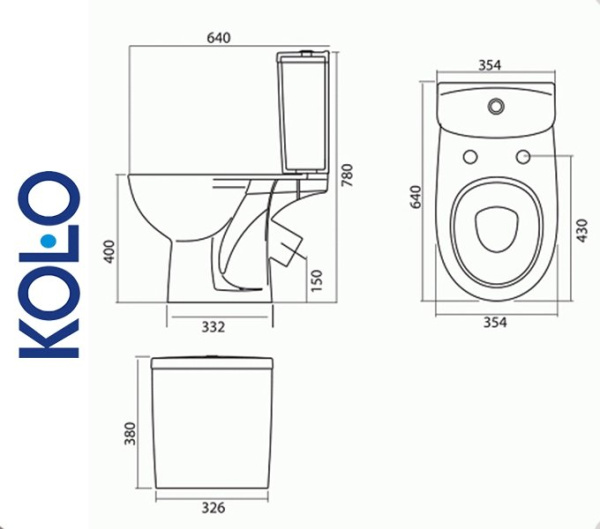 Фото Kolo FREJA L79201 Унитаз напольный для ванной комнаты