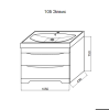 ЭЛВИС 105 тумба Misty под умывальник (П-Элв01105-0112Я)