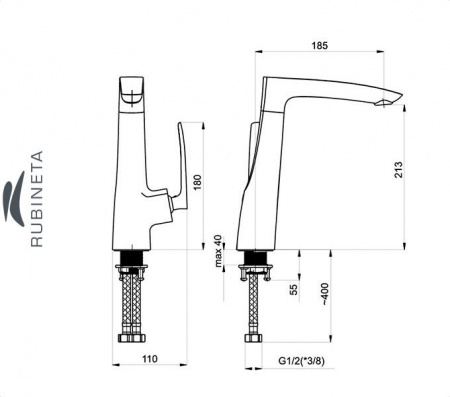 Rubineta AERO-33 для мойки кухни