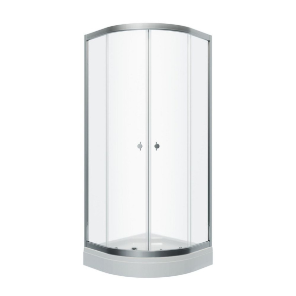 Душевой уголок Triton Альфа Хром А1 90х90 (прозрачное стекло)