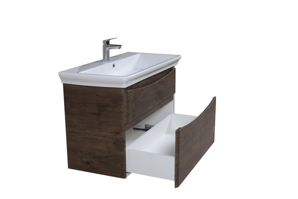 Фото АМЕРИНА 100 тумба Аква Родос с умывальником BELO 100 (ОР0003052)