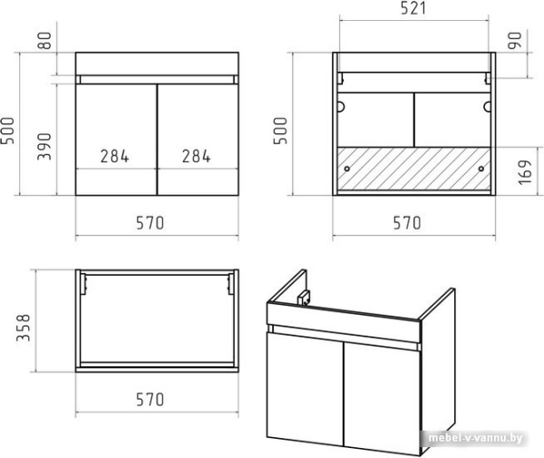 Misty Ронда 60 П-Рон-01060-0521