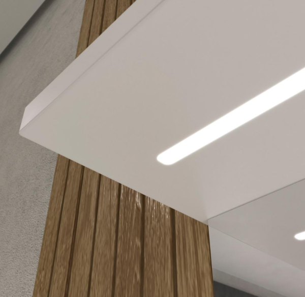 Lotty LED 60 зеркало-шкаф VOLNA [szLOTTY60.L-13], левый, Латте