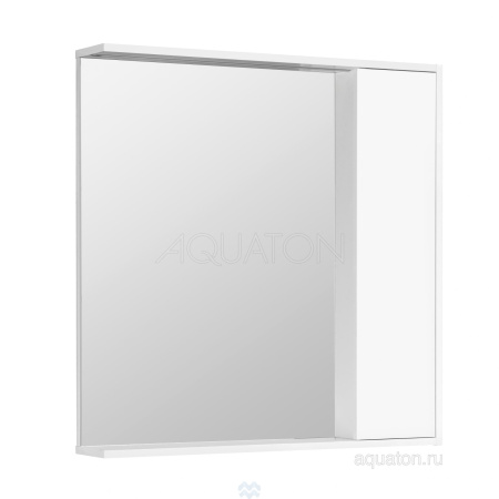 СТОУН 80 (1A228302SX010) зеркало-шкаф Aquaton