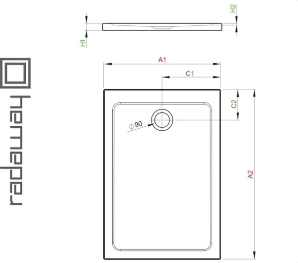 Фото Душевой поддон DOROS F для ванной комнаты