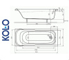 Ванна прямоугольная Kolo SENSA 170x70 Фото