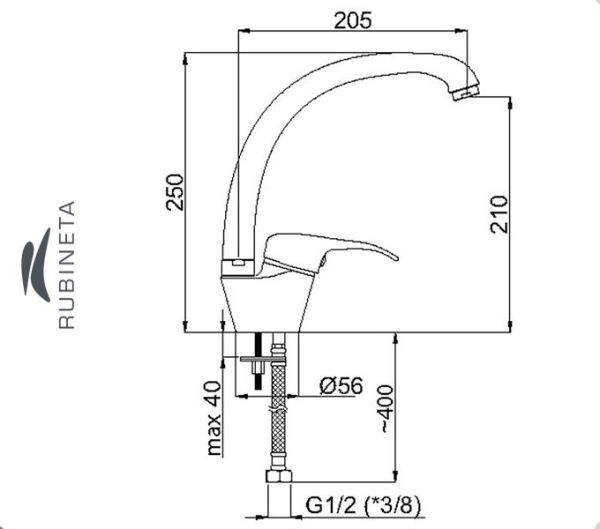 Rubineta P-33 Sher для мойки кухни