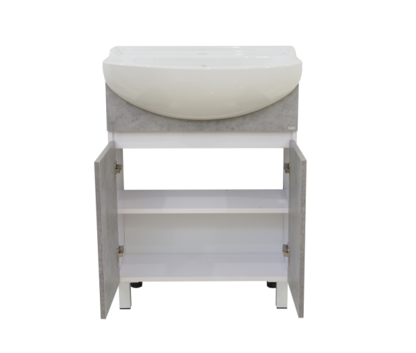 Фото УЛЬТРА 60 тумба напольная прямая бетон О-Уль07060-4822ЯП