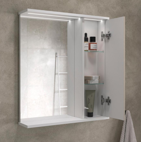 Lotty LED 60 зеркало-шкаф VOLNA [szLOTTY60.R-13], правый, Латте