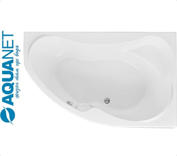 Ванна асимметричная Акванет CAPRI 160