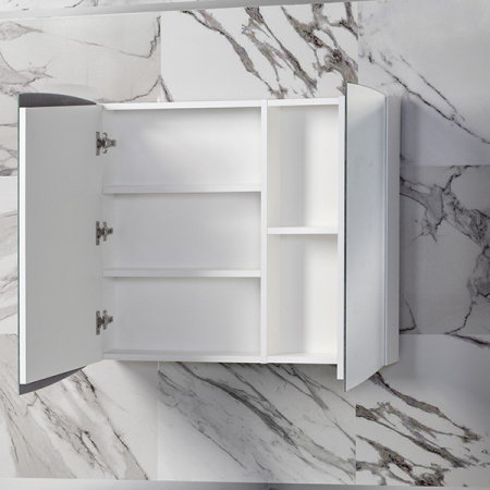 ВЕРНА 80 (АВ.04.80.00.N) зеркало-шкаф Акваль