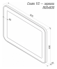 СТАЙЛ V2 80 зеркало Misty (ЗЛП821)