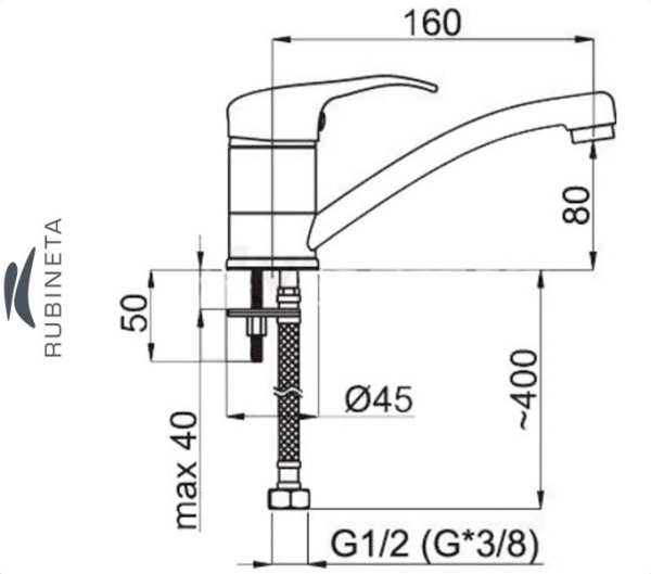 Фото Rubineta Y-19 для умывальника ванны