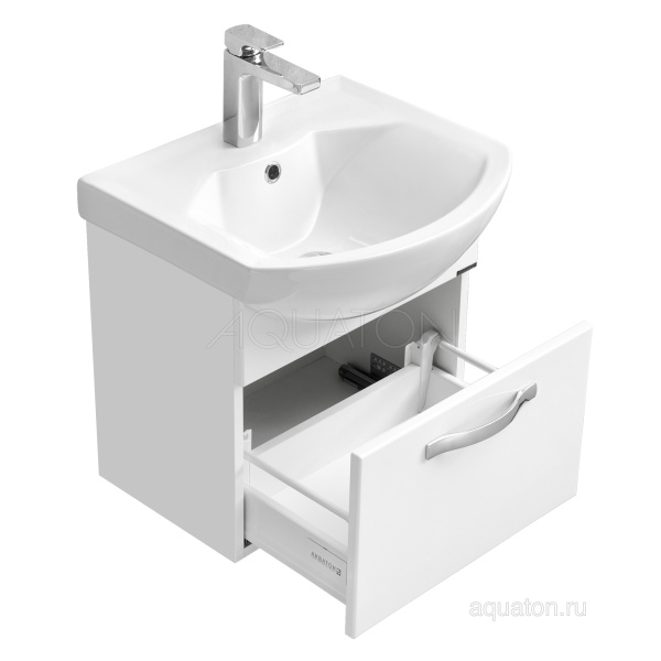 Фото АРИЯ 50 (1A140301AA010) тумба AQUATON под умывальник
