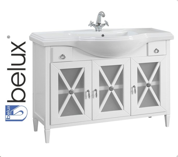 РОЯЛЬ Н 120-02 (1) тумба Белюкс под умывальник (4810924251923)