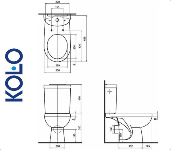 Фото Kolo PRIMO K8900800U Унитаз напольный для ванной комнаты