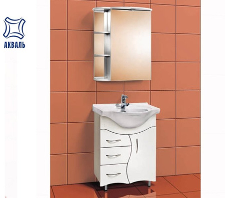 Набор АКВАЛЬ МИЛАНА 65 Мебель для ванной комнаты