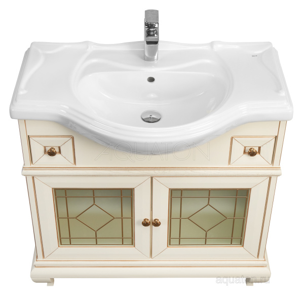 БЕАТРИЧЕ 85 (1A191701BEM60) тумба AQUATON под умывальник