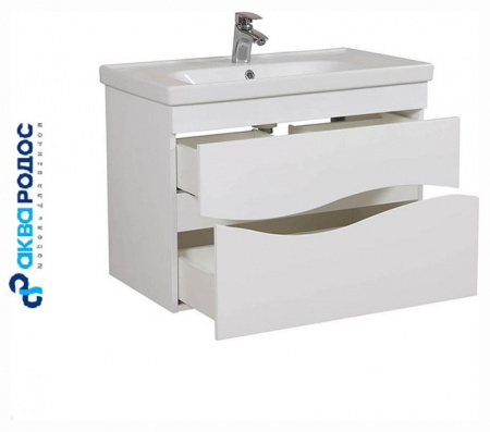 АЛЬФА 100 подвесная тумба Аква Родос с умывальником  Frame 100 (АР0002685) Фото