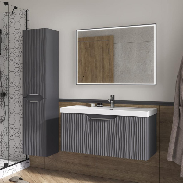 Mirage 36.R Пенал подвесной с корзиной EQUIL [ppMIRAGE36.R.KZ-07], Графит