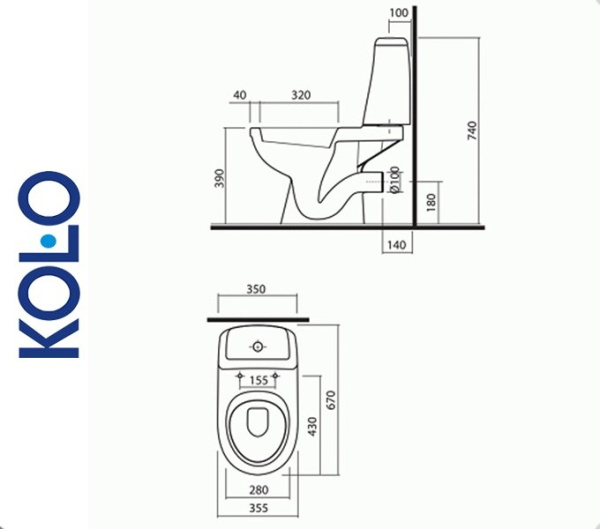 Фото Kolo SOLO S7921800U Унитаз напольный для ванной комнаты