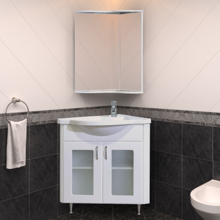 АКВАЛИНА 60 тумба Misty под умывальник (П-Акв01060-011Уг) Фото