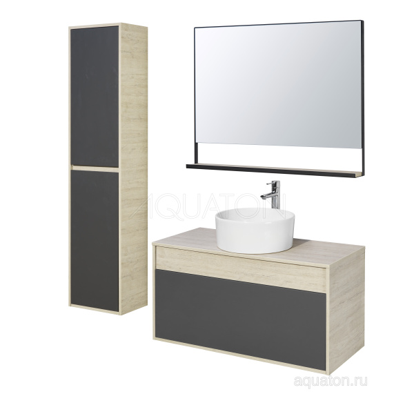 Фото ЛОФТ УРБАН 100 (1A248002LQX50) зеркало Aquaton