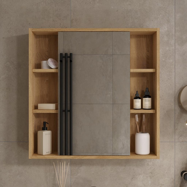 Osmond 70 зеркало-шкаф VOLNA [szOSMOND70], Дуб сонома