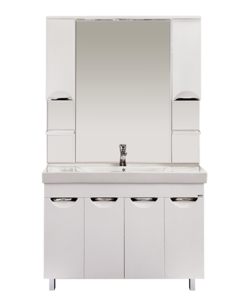 Фото София -120 Зеркало - шкаф (свет) белая Краска П-Соф02120-011Св