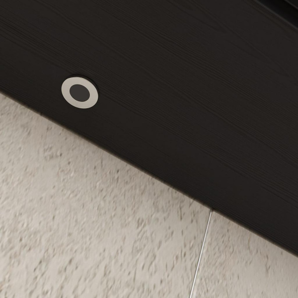 Strong 50.1D зеркало-шкаф EQUIL [szSTRONG.LED.50.1D.R], Дуб черный