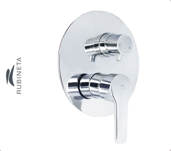 Rubineta KUBO-2F Uno смеситель скрытого монтажа