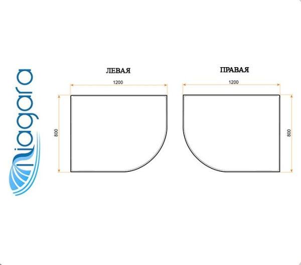 Душевая кабина NIAGARA NG-303-08WFM L/R для ванной комнаты