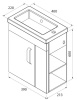 Torr 40 тумба IDDIS [TOR40WRi95], полки справа