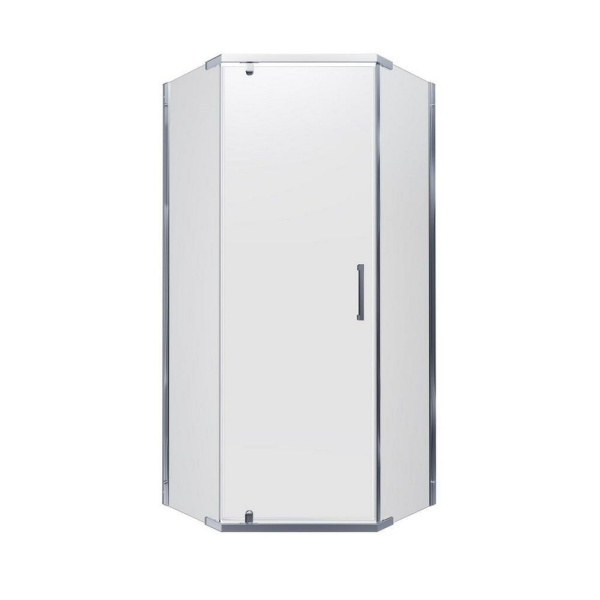 ДШ Дека Хром А1 пятиугольник (прозрачные) 100*100 без поддона 6мм