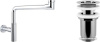 Сифон Wellsee Drainage System 182124004 (сифон, выпуск, хром)