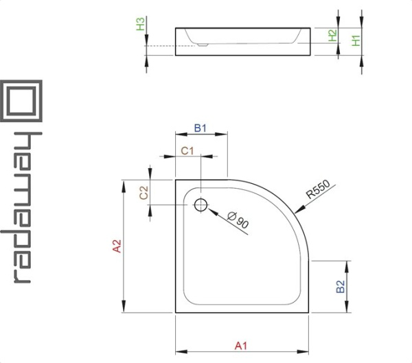 Фото Душевой поддон SIROS A Compact для ванной комнаты