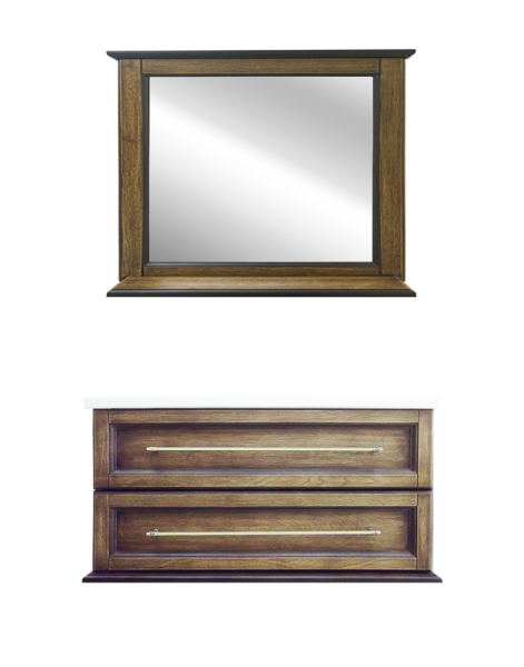 Фото ВИНТАЖ 100 Тумба подвесная с 2 ящ. дуб П-Вин01100-31542ЯП