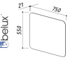 ТЕРРА-ЛАЙТ В 80 (1) зеркало Белюкс (4810924223272)