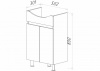 ЭЛЕГИЯ 55 тумба Misty под умывальник (Э-Эле01055-011Н) Фото