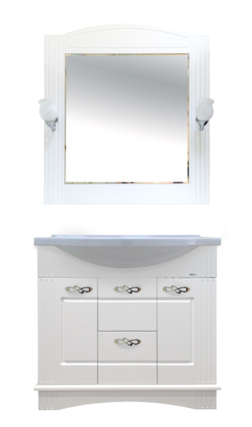 Фото Эльбрус - 80 Зеркало белая Краска П-Эль02080-011