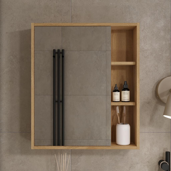 Osmond 60 зеркало-шкаф VOLNA [szOSMOND60], Дуб сонома